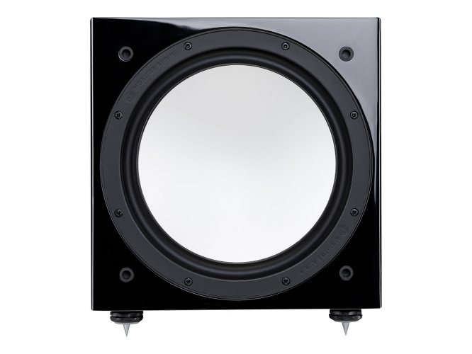 Monitor Audio Silver W-12 (High Gloss Black) передняя панель